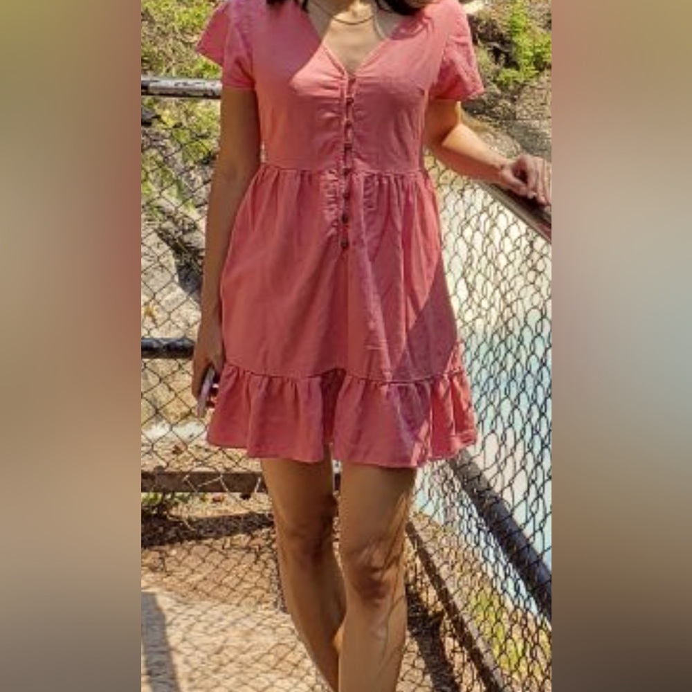 Pretty linen dress